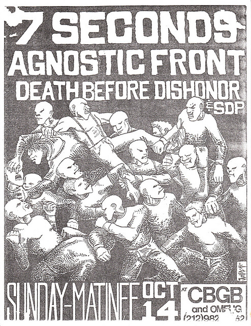 7 Seconds, Agnostic Front & Death Before Dishonor at CBGB’s. Oct 14th 1984 7 Seconds, Agnostic Front & Death Before Dishonor at CBGB’s. Oct 14th 1984