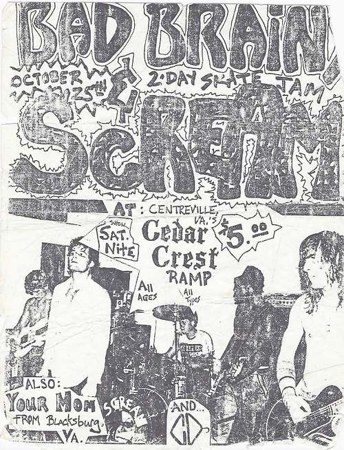 Bad Brains, Scream, Your Mom, Coat Hanger Delivery @ Cedar Crest Country Club Bad Brains, Scream, Your Mom, Coat Hanger Delivery @ Cedar Crest Country Club