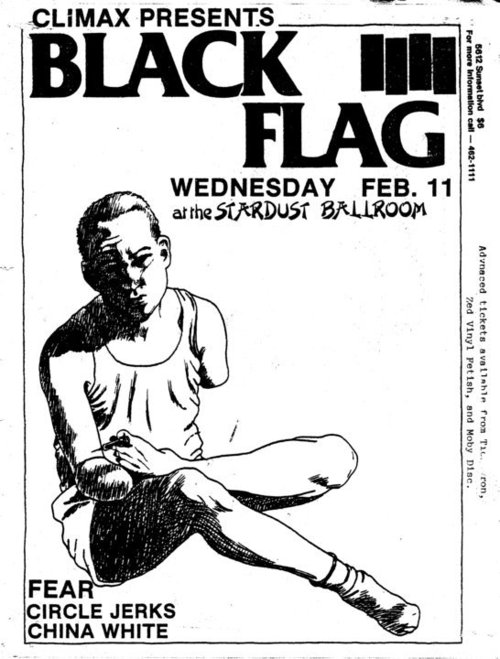 Black Flag, FEAR and Circle Jerks at The Stardust. Feb. 11th 1981 Black Flag, FEAR and Circle Jerks at The Stardust. Feb. 11th 1981