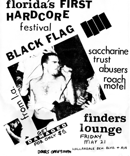 Black Flag, Saccharine Trust, Abusers and Roach Motel @ Finders Lounge. May 21st 1982. Black Flag, Saccharine Trust, Abusers and Roach Motel @ Finders Lounge. May 21st 1982.