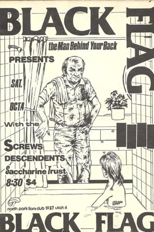 Black Flag, Screws, Descendents, Saccharine Trust @ NPLC 1980