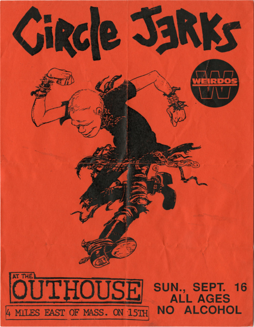 Circle Jerks & Weirdos @ The Outhouse. 1990