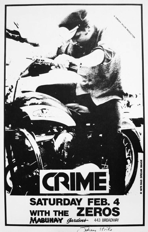 Crime & The Zeros @ Mabuhay Gardens. 1978 by James Stark