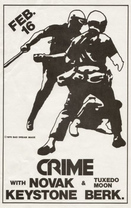 Crime, Novak, and Tuxedomoon at the Keystone, February 16, 1978 Crime, Novak, and Tuxedomoon at the Keystone, February 16, 1978
