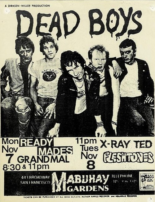 Dead Boys @ Mabuhay Gardens 1977