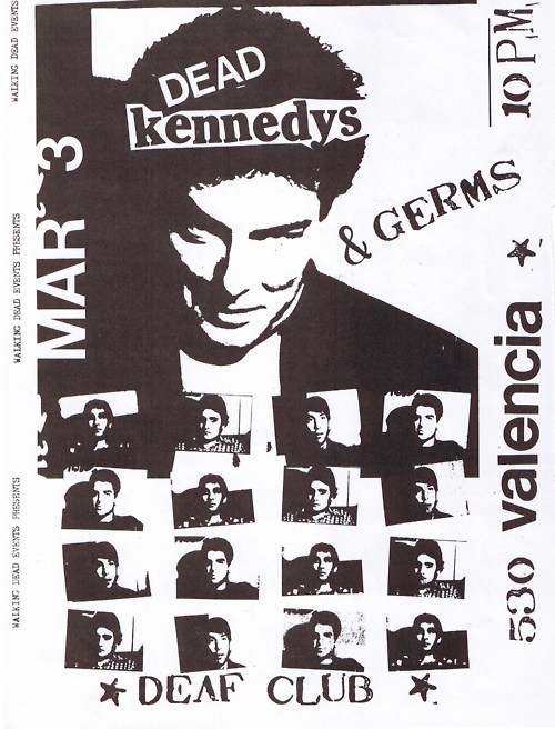 Dead Kennedys & The Germs at the Deaf Club in San Francisico 1979