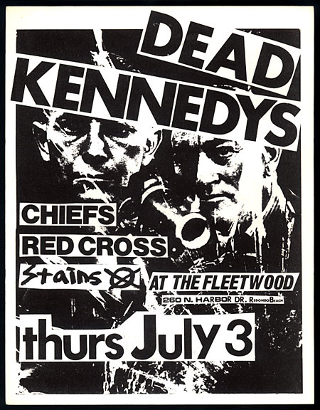 Dead Kennedys, Cheifs, Red Cross, Stains at The Fleetwood. July 3rd 1980. Dead Kennedys, Cheifs, Red Cross, Stains at The Fleetwood. July 3rd 1980.