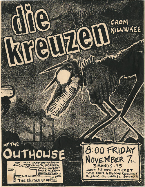 die kreuzen @ the outhouse 1986