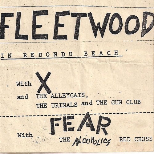 FEAR - I don’t care about you. Live @ The Fleetwood 1980