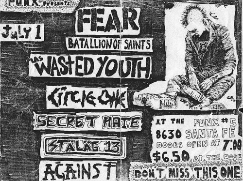 Серия старых панк-плакатов. Часть 30