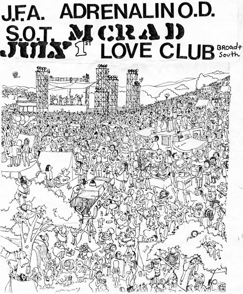 Серия старых панк-плакатов. Часть 12