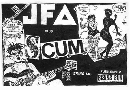 JFA and Scum at Rising Sun in Montreal, Canada. Sept. 2nd 1986 JFA and Scum at Rising Sun in Montreal, Canada. Sept. 2nd 1986