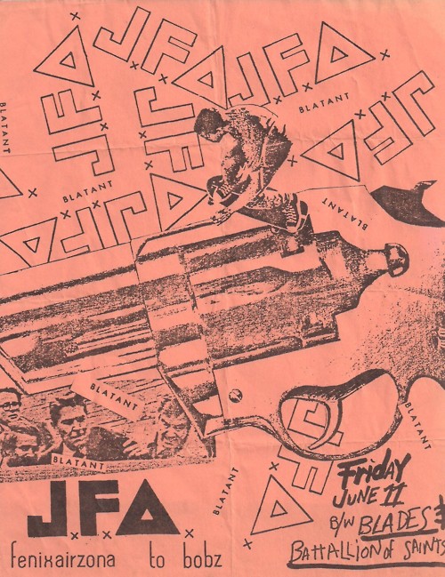 JFA, Blades & Battalion of Saints in Phx, AZ 1982 JFA, Blades & Battalion of Saints in Phx, AZ 1982