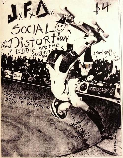JFA, Social Distortion, Eddie and the Subtitles @ Madison Square Gardens. 1981 JFA, Social Distortion, Eddie and the Subtitles @ Madison Square Gardens. 1981
