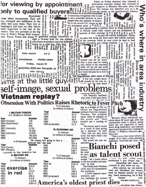 Mau Maus, CH3, Minutemen, Caustic Cause at Godzillas. Mar 19th 1982. Flyer by the Minutemen Mau Maus, CH3, Minutemen, Caustic Cause at Godzillas. Mar 19th 1982. Flyer by the Minutemen