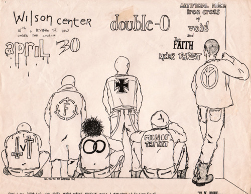 Minor Threat, Double O, Artificial Peace, Iron Cross, Void, The Faith @ Wilson Center 1981 Minor Threat, Double O, Artificial Peace, Iron Cross, Void, The Faith @ Wilson Center 1981