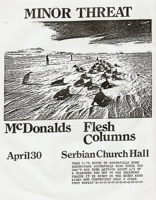 Minor Threat, McDonalds, Flesh Columns @ Serbian Hall 1983