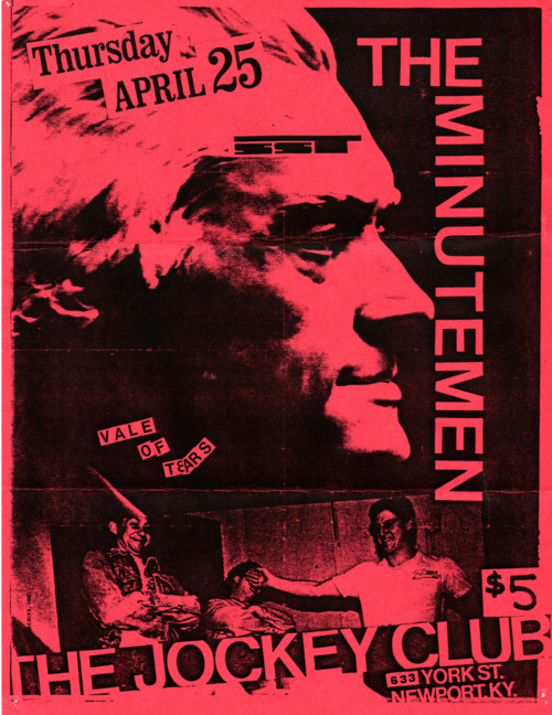 Minutemen and Vale of Tears at The Jockey Club 1985