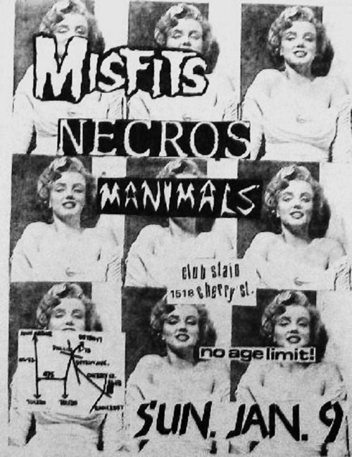 Misfits, Necros & Manimals @ Club Stain. 1983