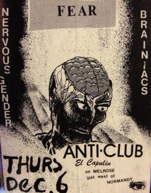 Nervous Gender, FEAR and Brainiacs @ The Anti Club.
