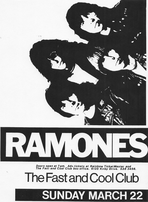 Ramones @ Fast & Cool 1987 Ramones @ Fast & Cool 1987