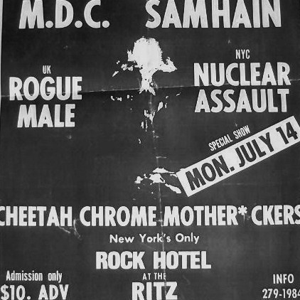 Samhain - To Walk The Night @ The Ritz 1986
