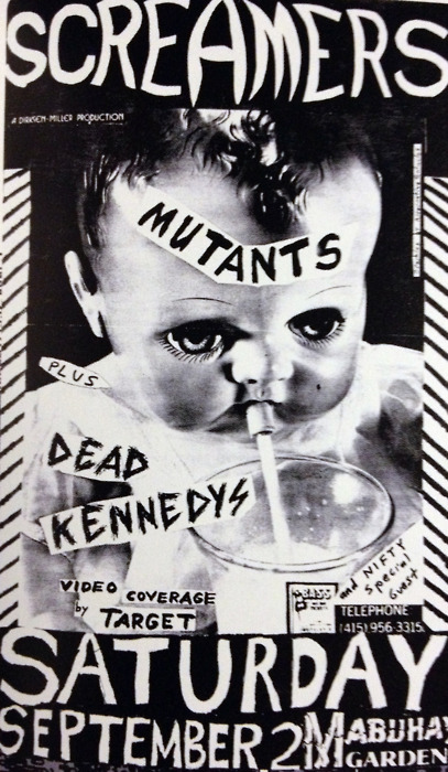 Screamers, Mutants & Dead Kennedys at Mabuhay Gardens Sept 1978 Screamers, Mutants & Dead Kennedys at Mabuhay Gardens Sept 1978