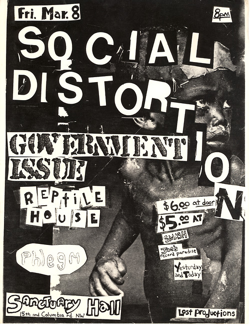 Social Distortion, Government Issue, Reptile House and Phlegm @ Sanctuary Hall