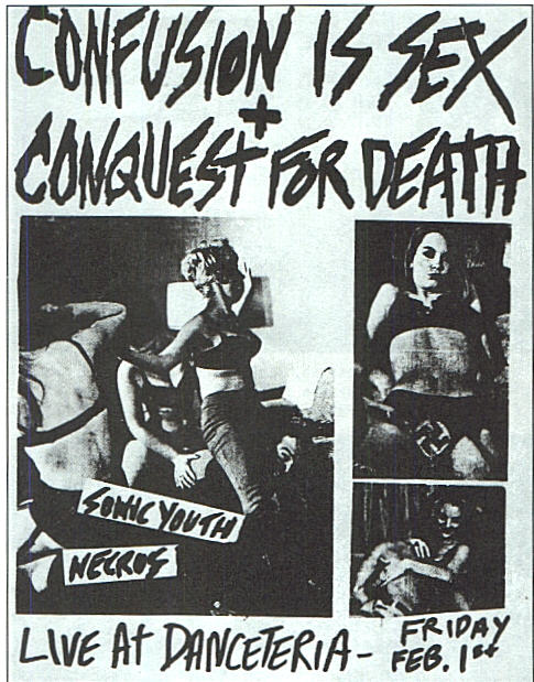 Sonic Youth, Necros @ Danceteria. 1985