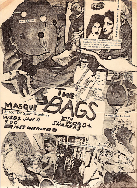 The Bags, F-word and Shakers at The Masque. Jan 11th 1978