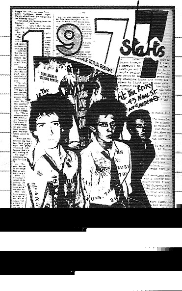 The Clash and Chelsea at The Roxy. Jan. 1st 1977