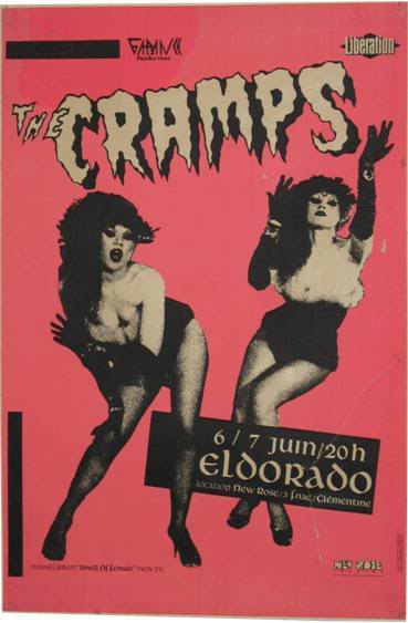 The Cramps at The El Dorado in Paris, France. June 6-7 1984 The Cramps at The El Dorado in Paris, France. June 6-7 1984