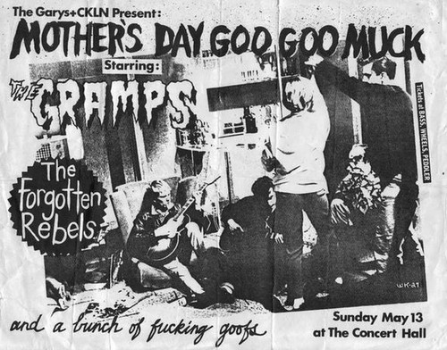 The Cramps, The Forgotten Rebels & BFG @ The Concert Hall 1984