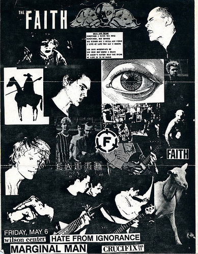 The Faith, Marginal Man, Crucifix @ Wilson Center. 1983 The Faith, Marginal Man, Crucifix @ Wilson Center. 1983