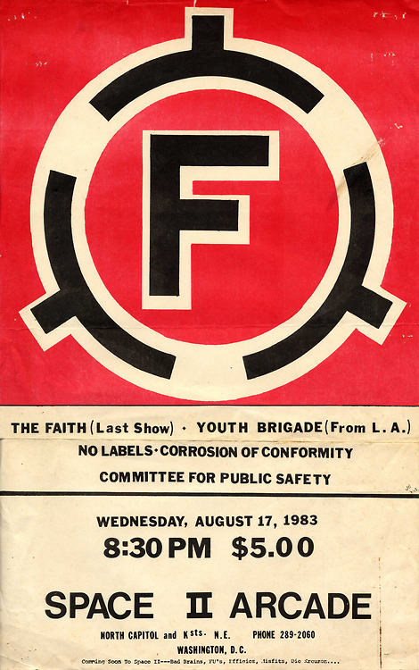 The Faith, Youth Brigade, No Labels, CoC @ Space 2 Arcade. 1983 The Faith, Youth Brigade, No Labels, CoC @ Space 2 Arcade. 1983