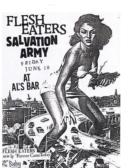 The Flesh Eaters & Salvation Army at AL’s Bar. June 1982
