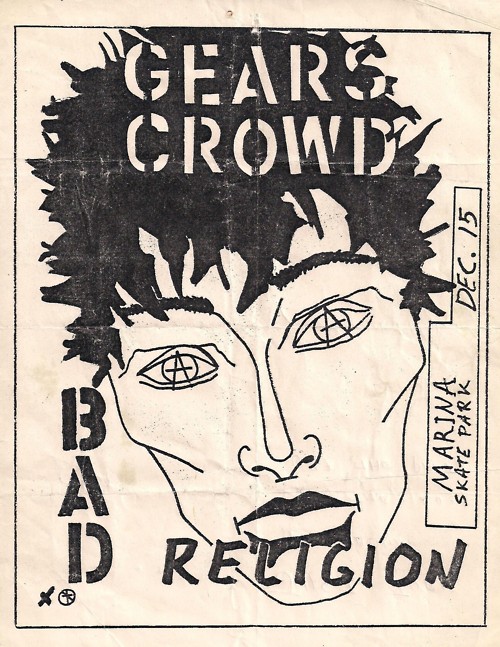 The Gears, The Crowd & Bad Religion at The Marina Skate Park 1980 The Gears, The Crowd & Bad Religion at The Marina Skate Park 1980