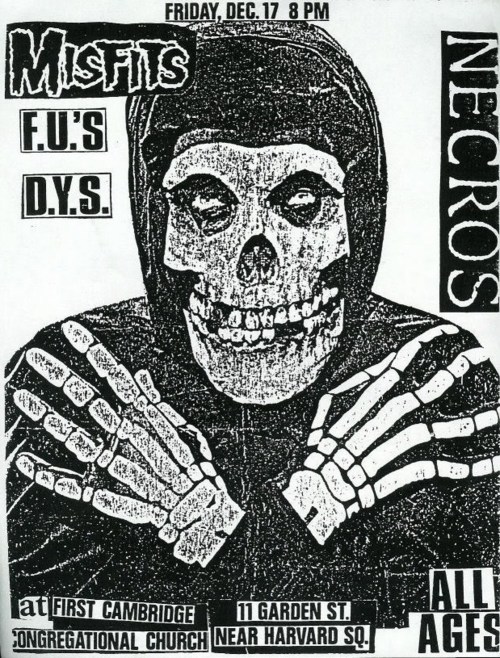 The Misfits, Necros, F.U.s at 1st Cambridge Church, Fri. Dec. 17th