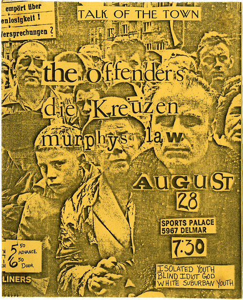 The Offenders, Die Kreuzen & Murphy’s Law, Isolated Youth, Blind Idiot God & White Suburban Youth @ Sports Palace.